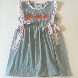 Girls Pumpkin Dress